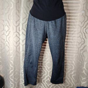 Motherhood size small capri leggings.  Over belly.